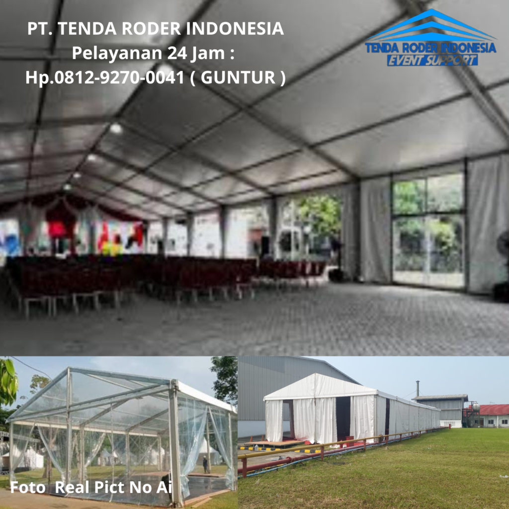 Sewa Paket Hemat TENDA RODER, ALAT PRASMANAN Berkualitas Bekasi
