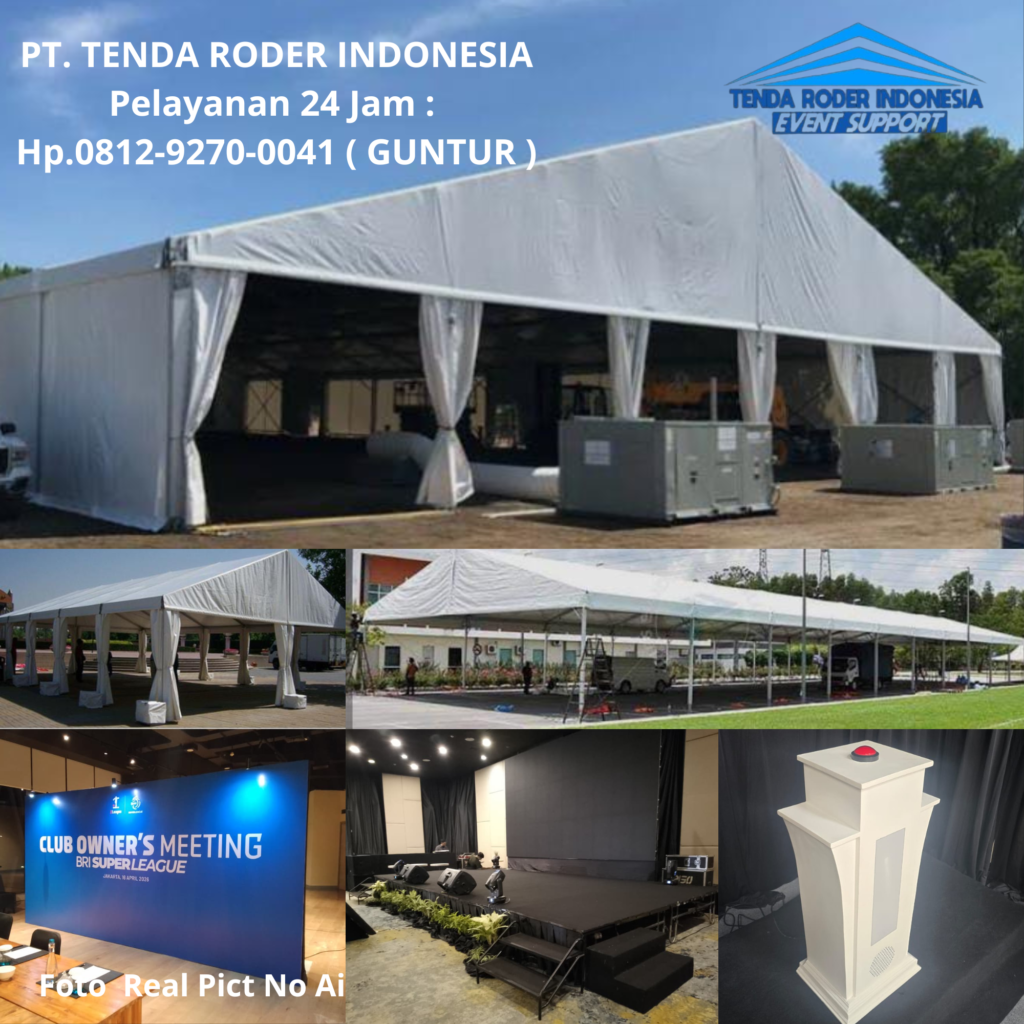 Sewa Podium,Panggung,Backdrop,Tenda Roder PIK