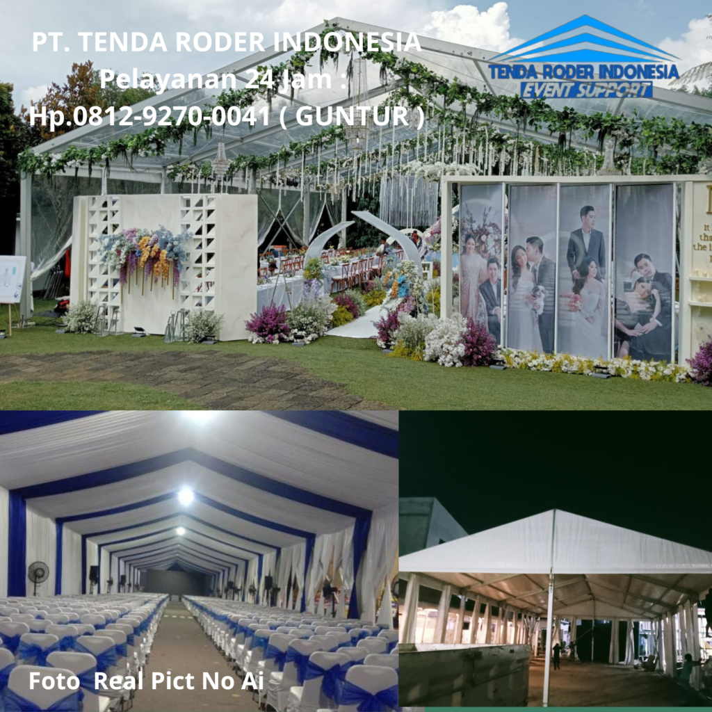 Sewa TENDA RODER, DEKORASI Melayani Wilayah Jakarta 0812-9270-0041