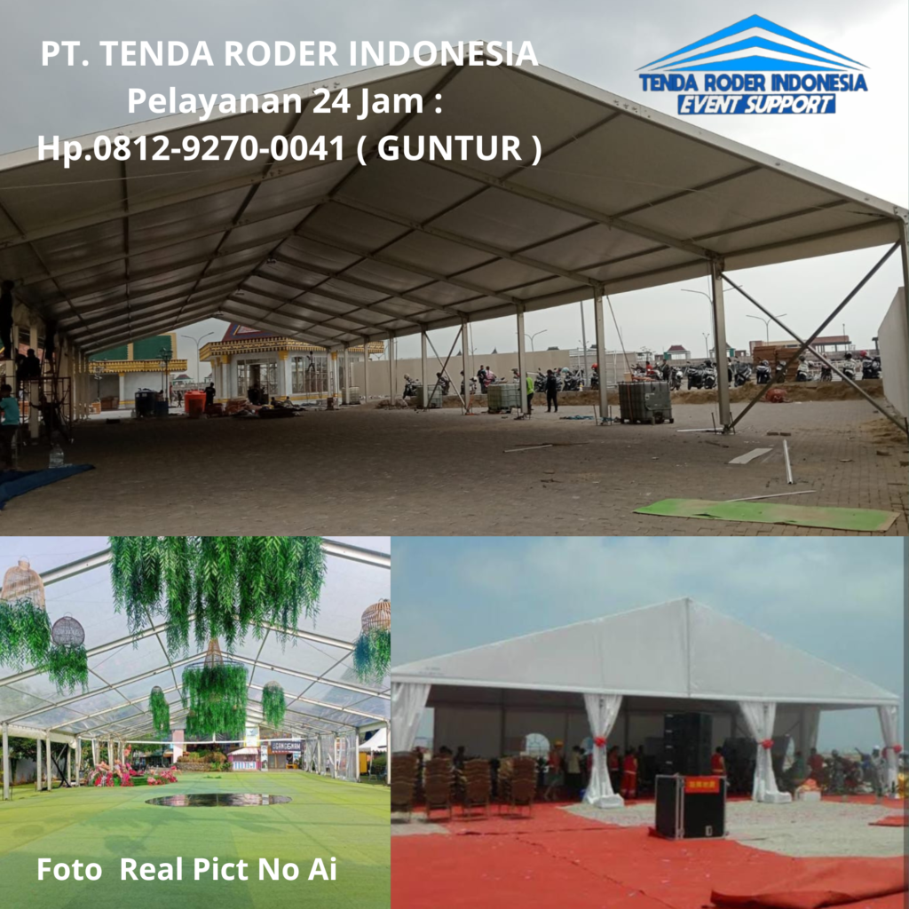 Sewa TENDA RODER, DEKORASI Melayani Wilayah Jakarta 0812-9270-0041