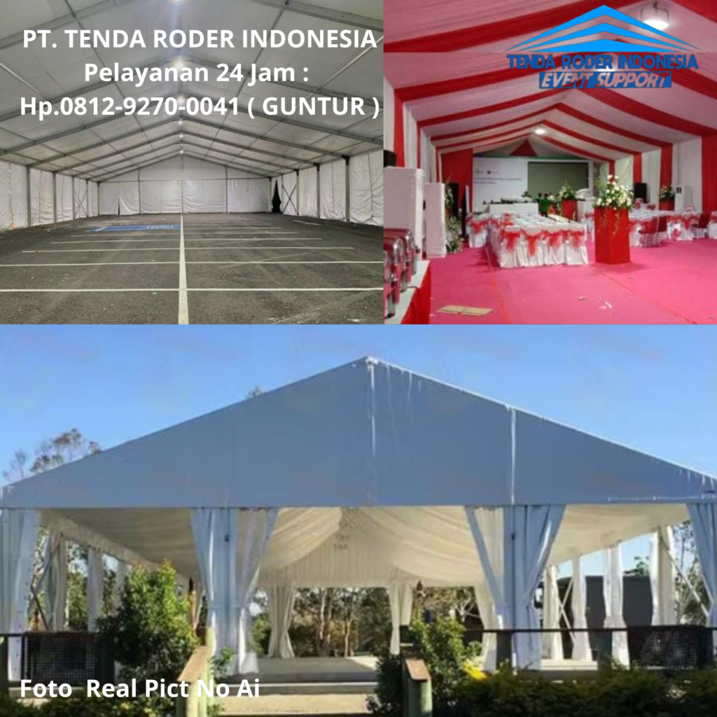 Sewa TENDA RODER Terlengkap Bandung jakarta
