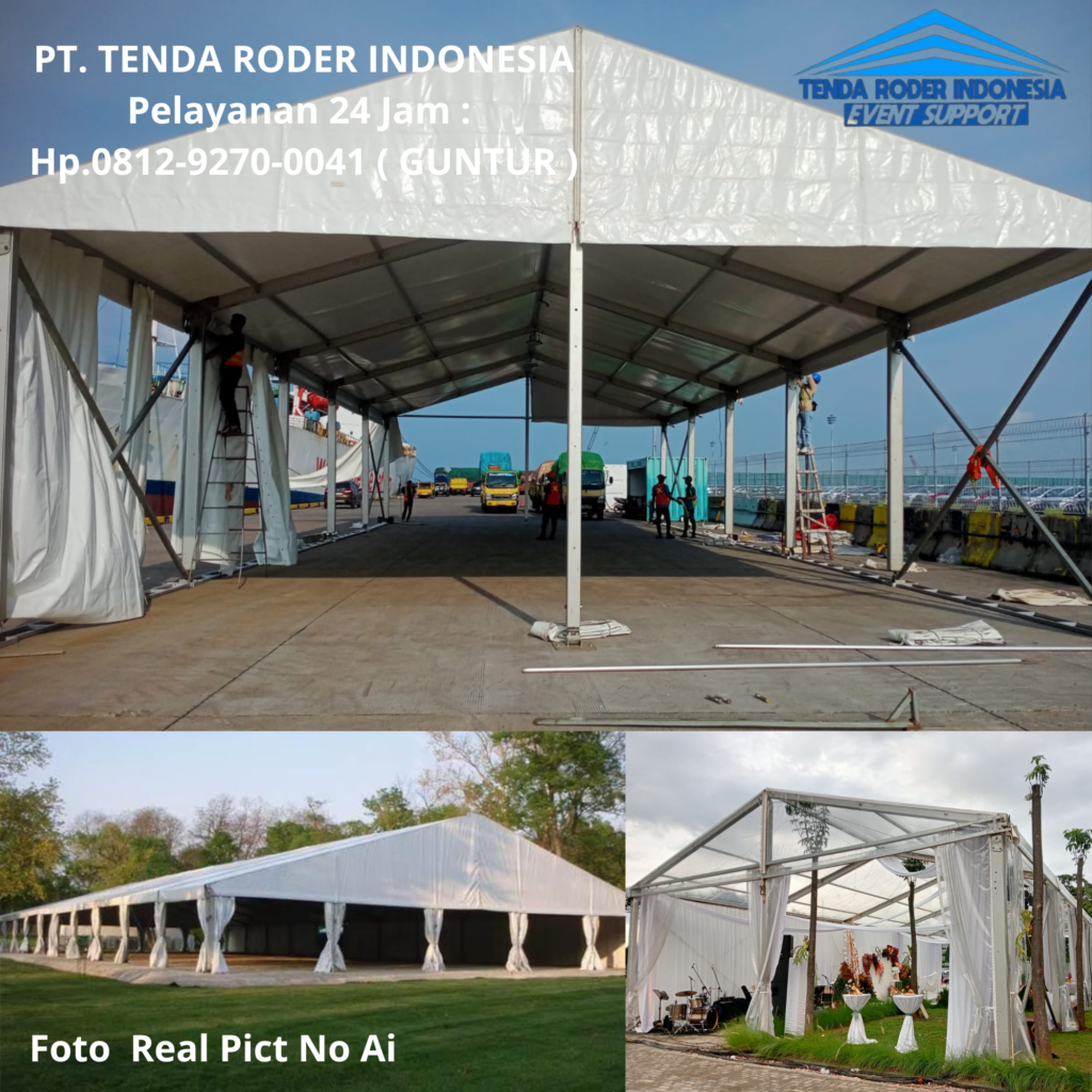 Sewa TENDA RODER Terlengkap Bandung jakarta