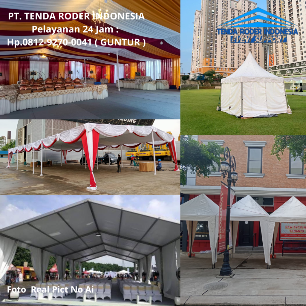 Sewa Tenda Aneka Jenis Tenda Dan Model dekorasi jakarta