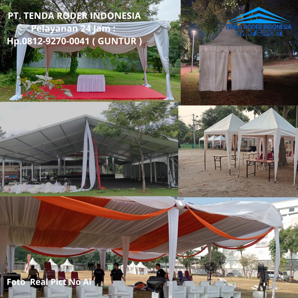 Sewa Tenda Aneka Jenis Tenda Dan Model dekorasi jakarta