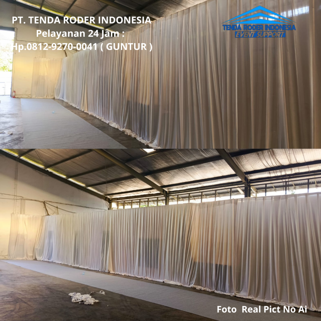 Sewa Tirai Filamin,Tirai Lotto Dan Tenda Roder Depok