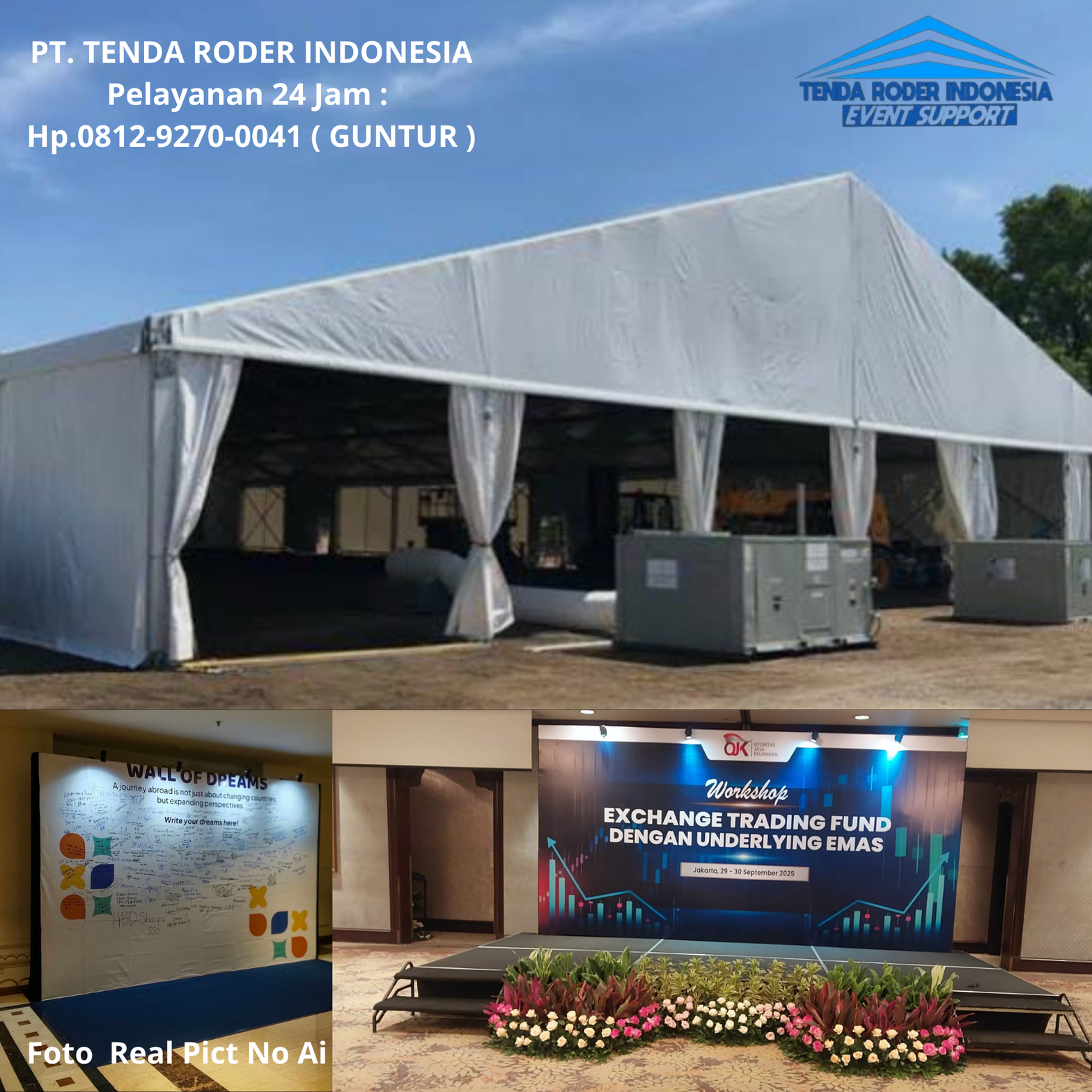 Rental Backdrop,Panggung,Tenda Roder Semarang 0812-9270-0041