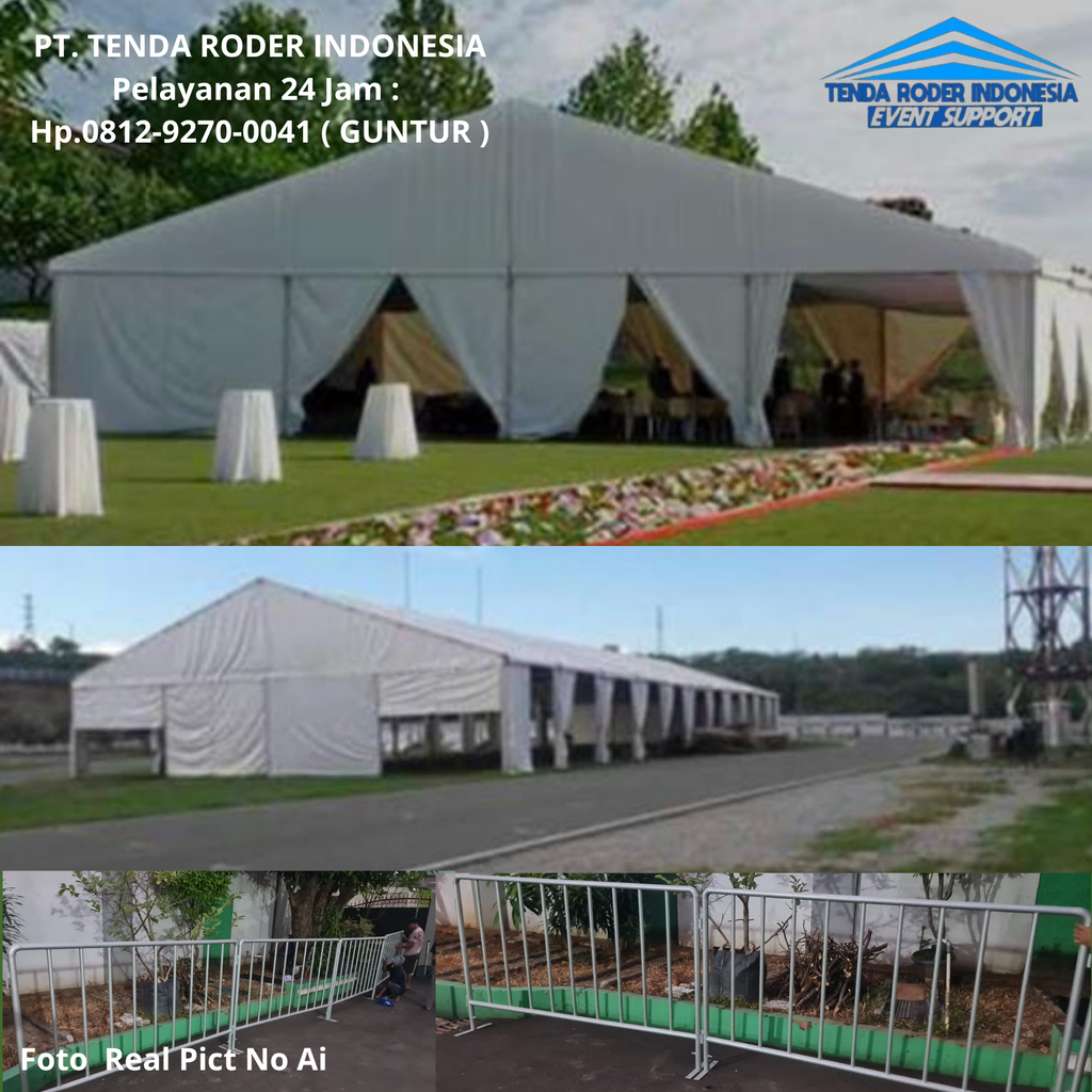 Rental Rowing Pembatas,Tenda Roder Jakarta