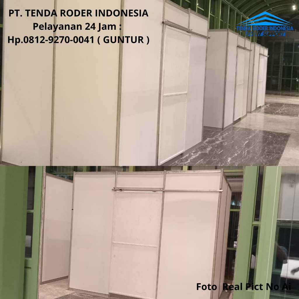 Rental Ruang Partisi Putih, Tenda Roder Semarang
