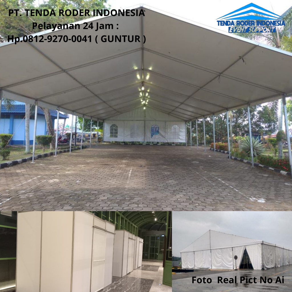 Rental Ruang Partisi Putih, Tenda Roder Semarang
