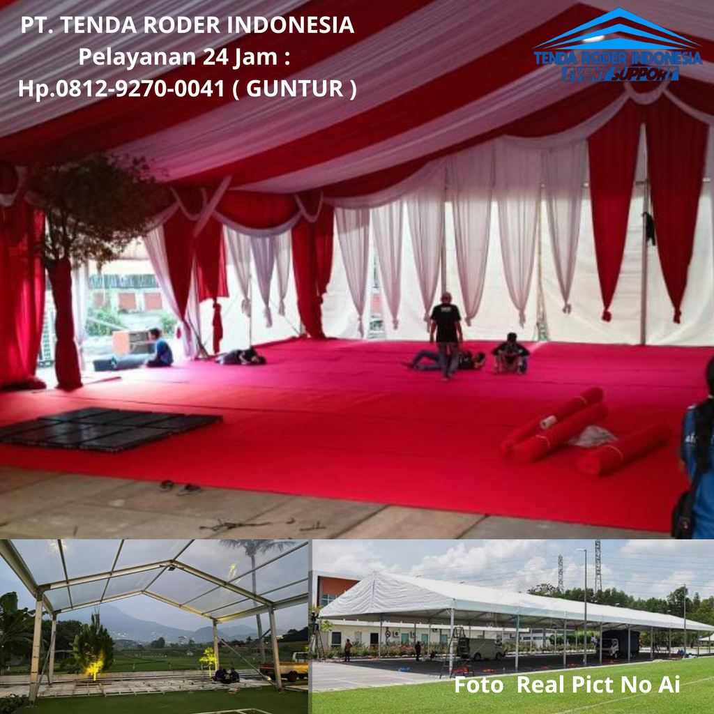 Rental SOFA PUFF SINGLE PUTIH Dan TENDA RODER Area Bekasi