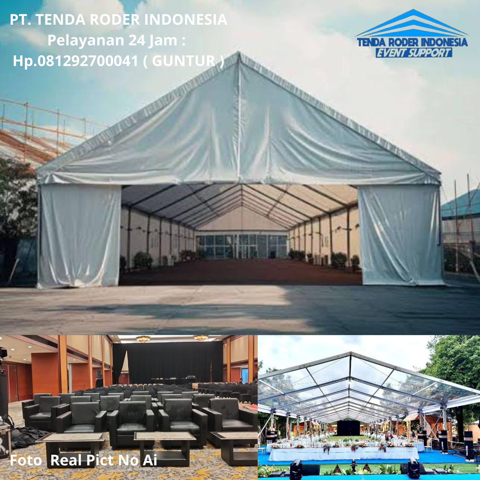 Rental Sofa Hitam Single,Tenda Roder Banten 081292700041