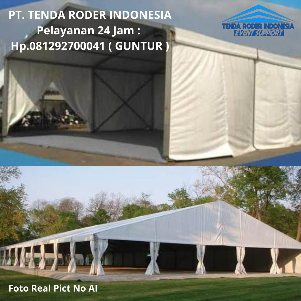 Rental Tenda Roder, Backdrop Kualitas Ga Main-Main Bekasi