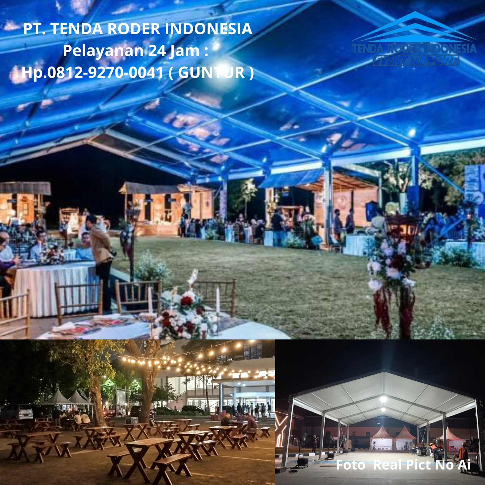 Sewa Lampu Taman Gantung Dan Tenda Roder Jakarta 0812-9270-0041