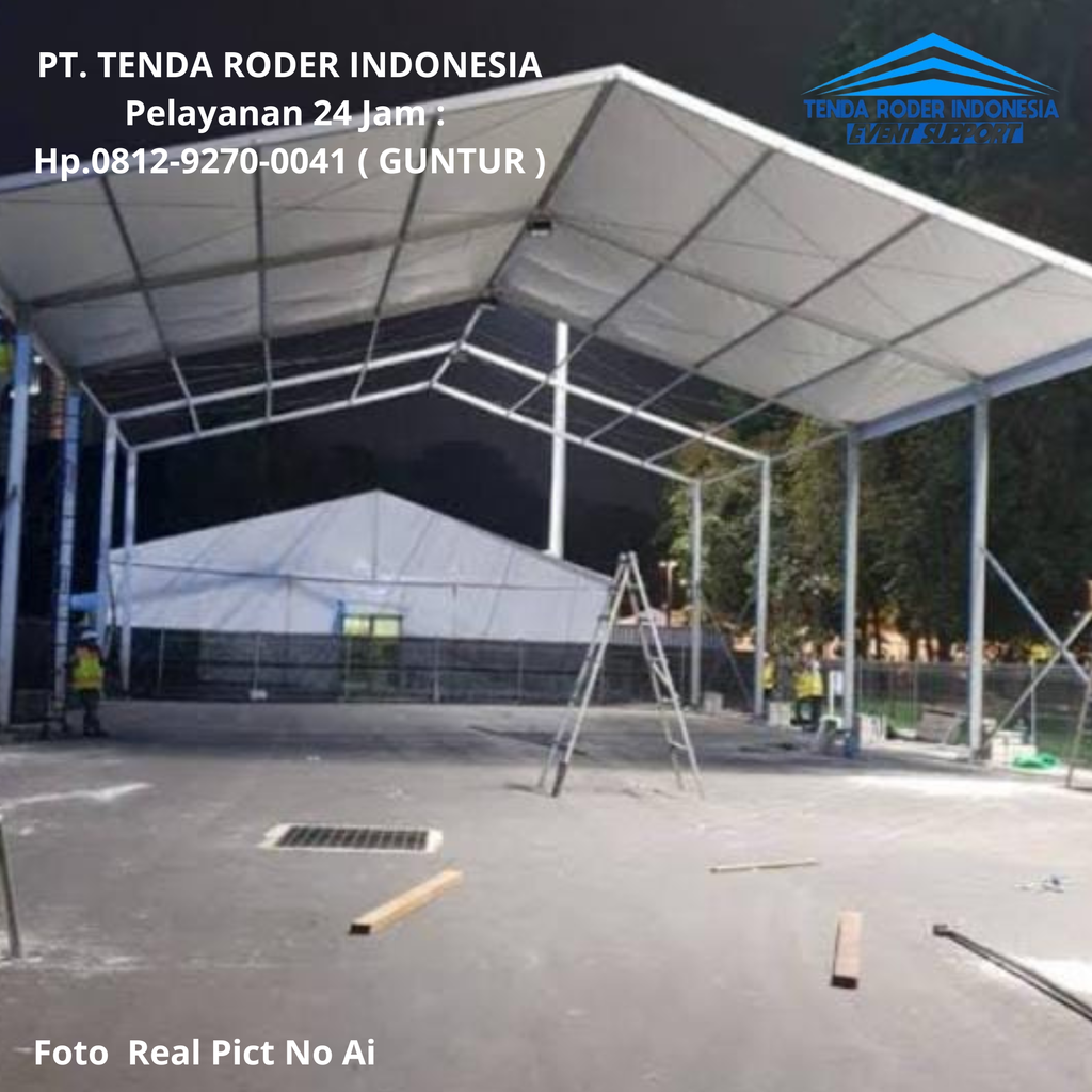 Sewa MEJA, KURSI BARSTOOL PUTIH Dan TENDA RODER Area Karawang