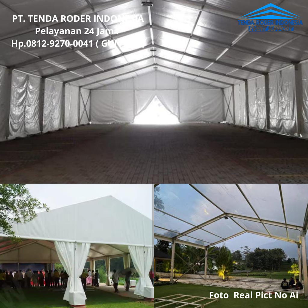 Sewa TENDA RODER Bandung 0812-9270-0041