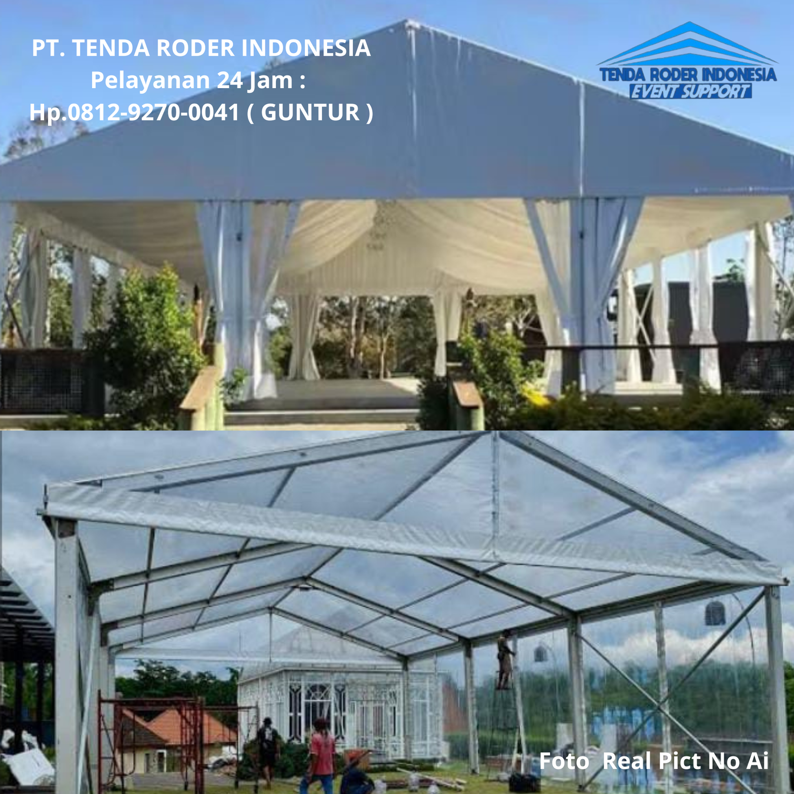Sewa TENDA RODER Bandung 0812-9270-0041