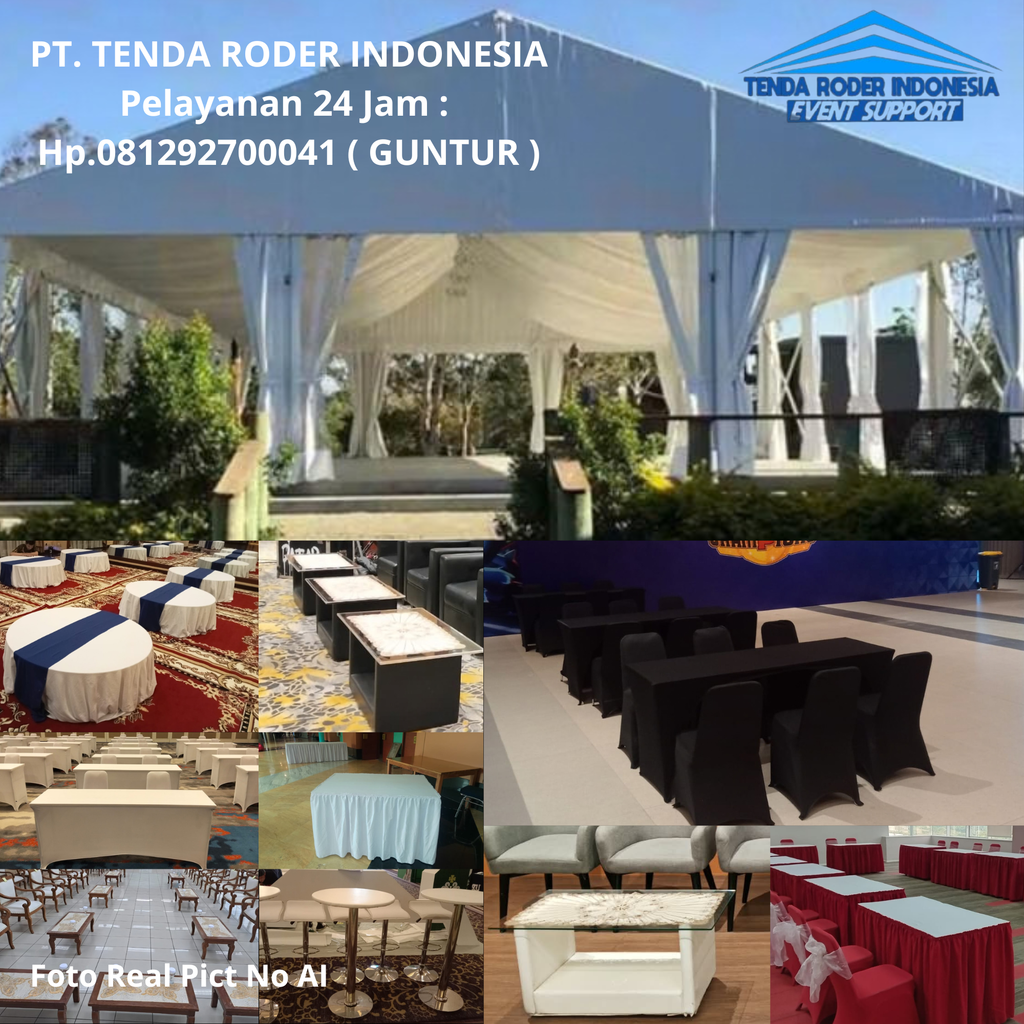 Sewa Tenda Roder Dan Aneka Meja Jakarta Barat 081292700041