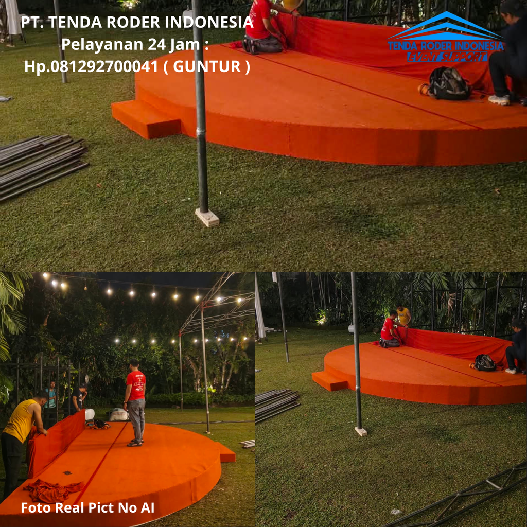 Sewa Tenda Roder Dan Panggung Setengah Lingkaran Bogor 081292700041