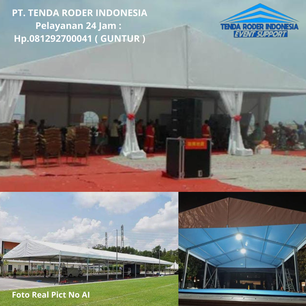Sewa Tenda Roder Dan Panggung Setengah Lingkaran Bogor 081292700041