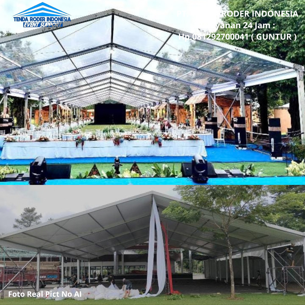 Sewa Tenda Roder Kesan Gedung Mewah Semarang 081292700041