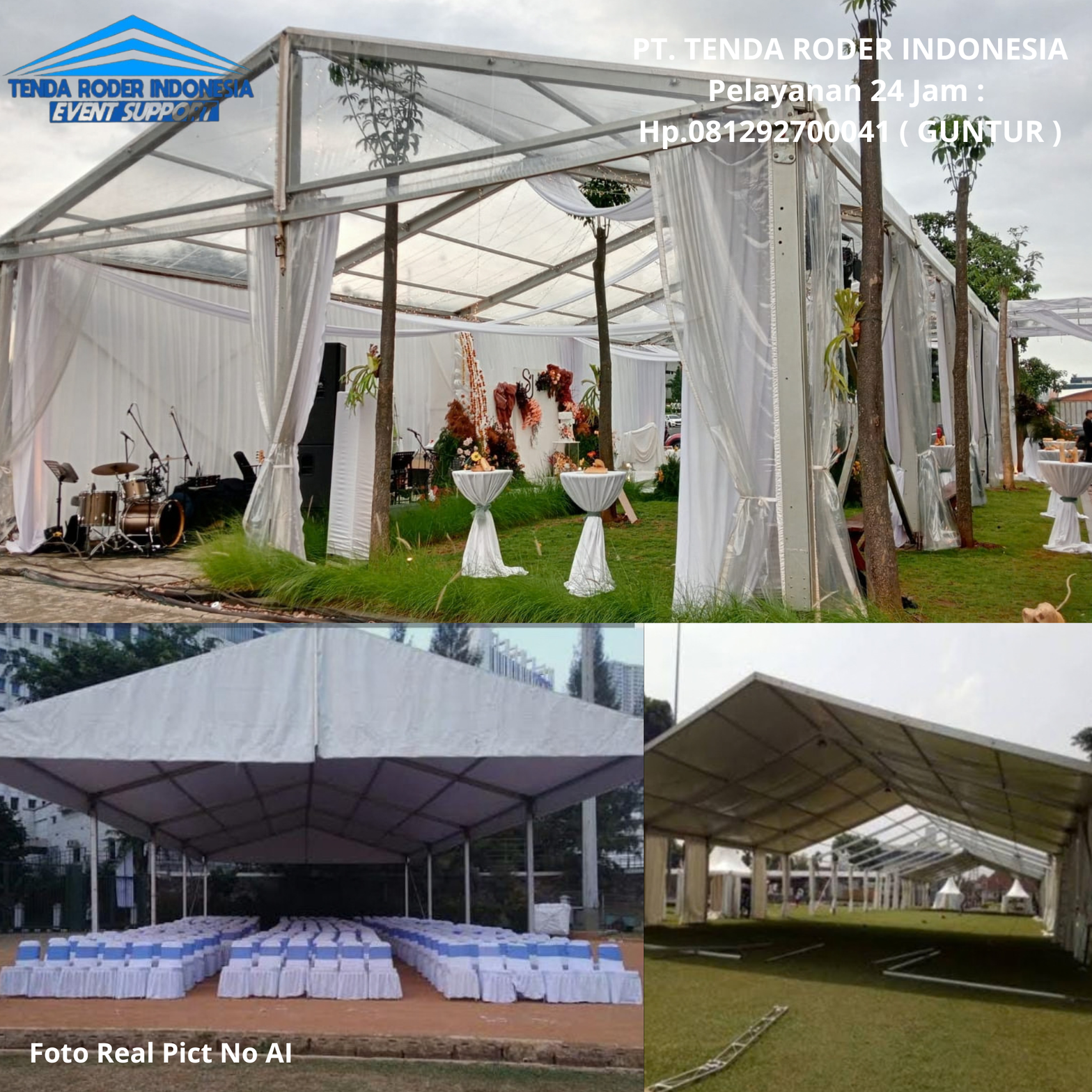 Sewa Tenda Roder Kesan Gedung Mewah Semarang 081292700041