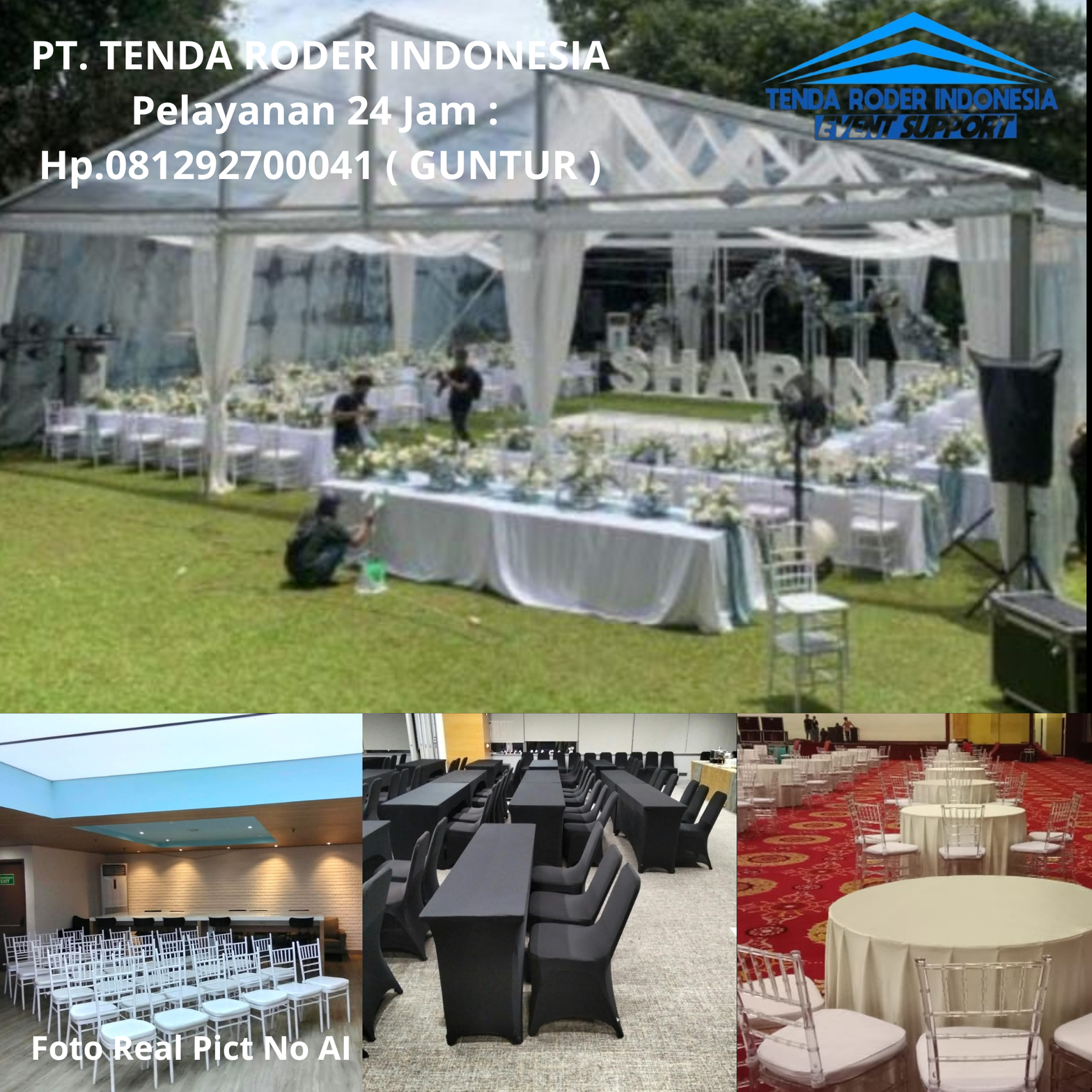 Sewa Tenda Roder, Kursi, Meja Kualitas Unggul di BSD 081292700041