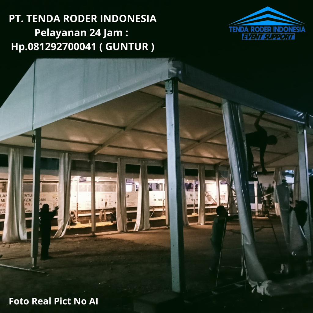 Sewa Tenda Roder Paling Komplit Banyak Pilihan Ukuran Di Jakarta Barat
