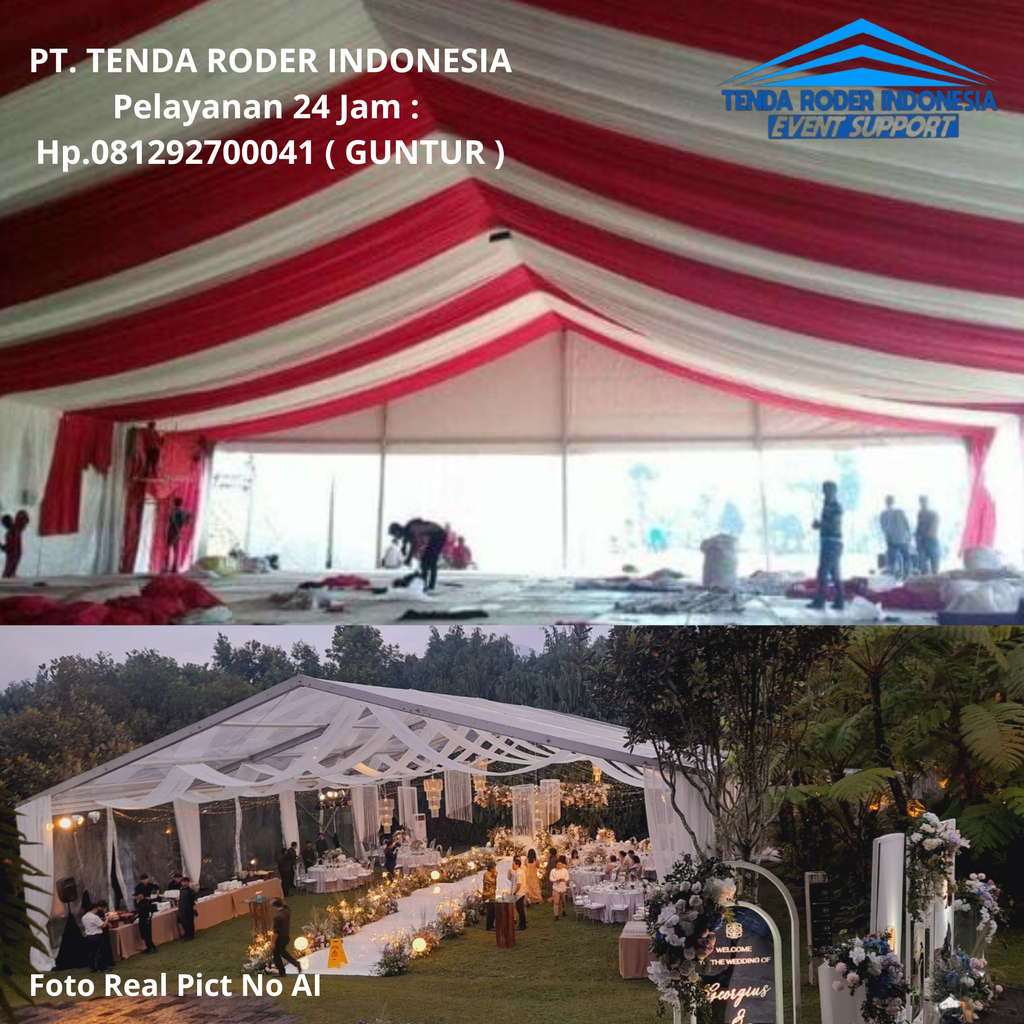 Sewa Tenda Roder Paling Komplit Banyak Pilihan Ukuran Di Jakarta Barat