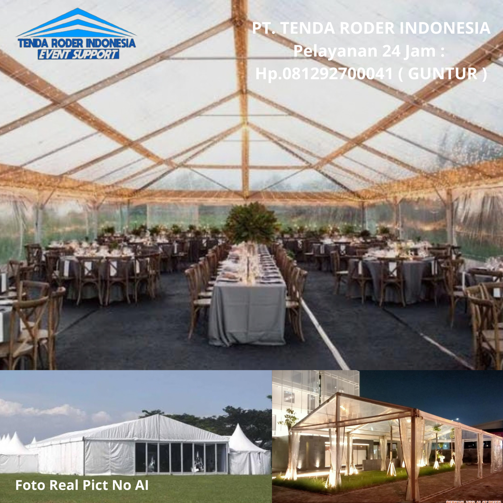 Sewa Tenda Roder, Tim Pasang Profesional, Di Jakarta