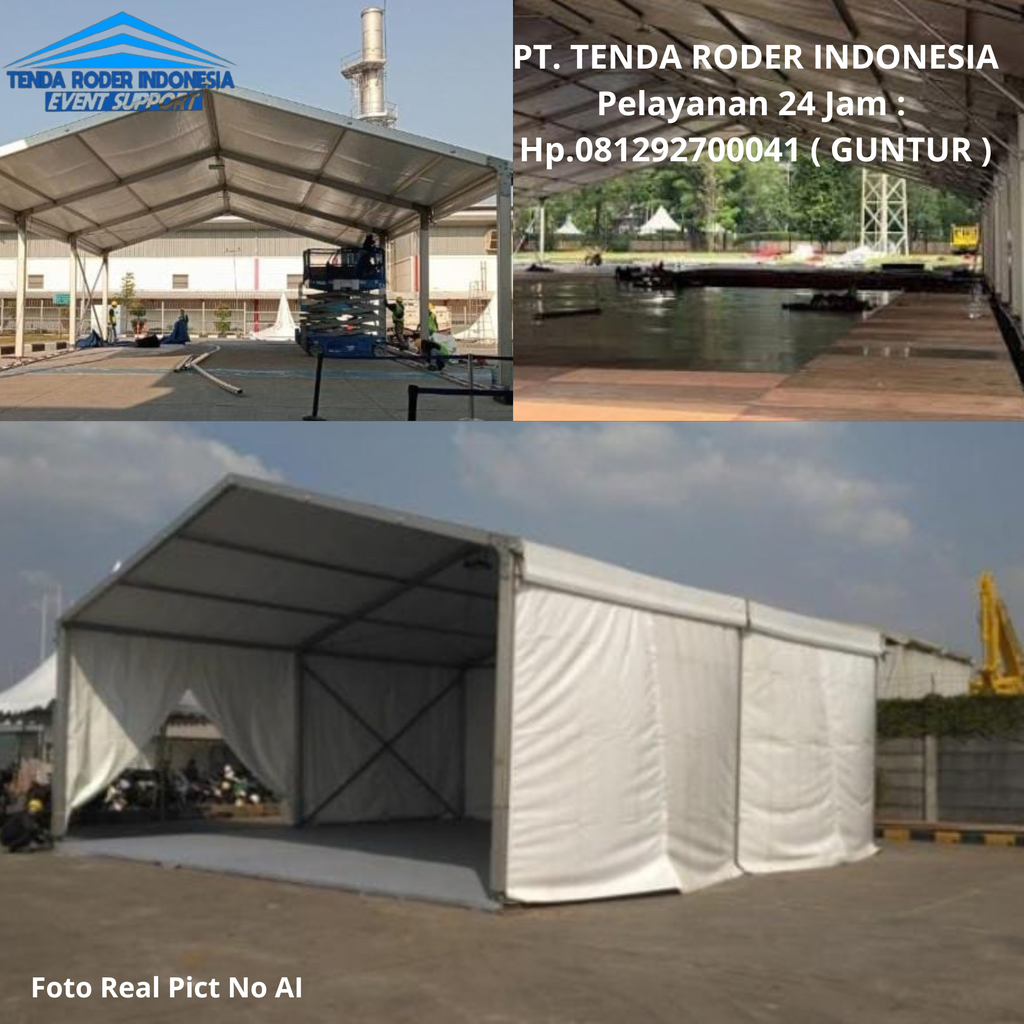 Sewa Tenda Roder, Tim Pasang Profesional, Di Jakarta