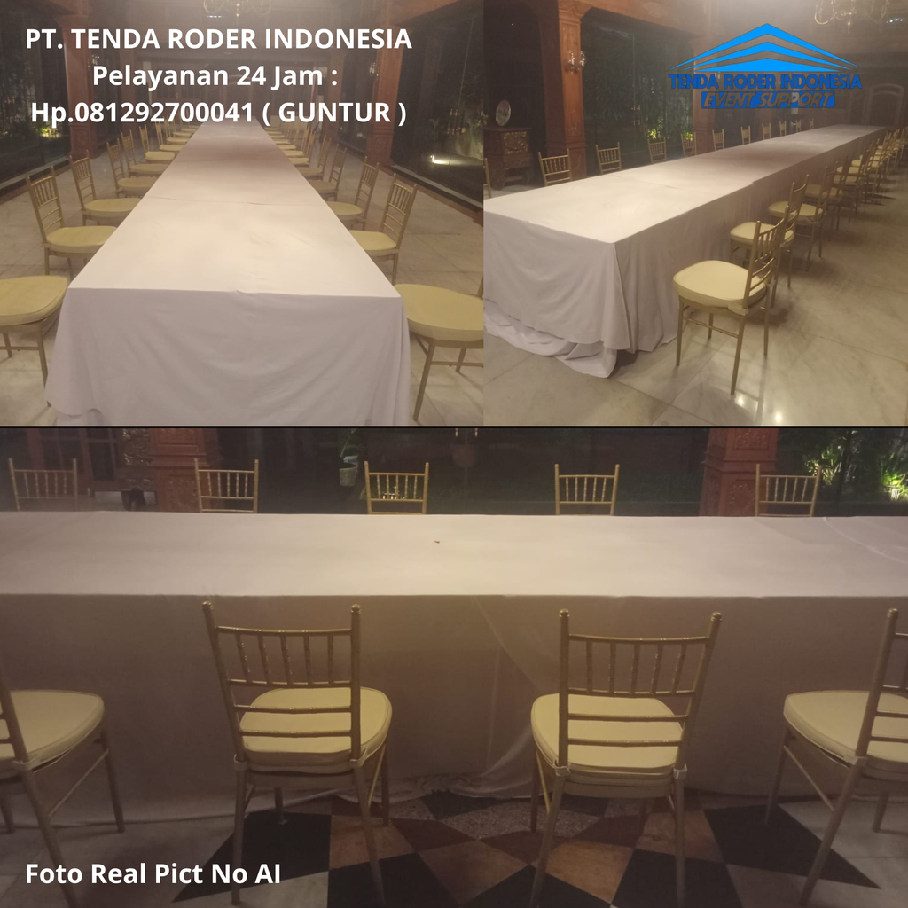 Sewa Tenda Roder,Kursi Tiffany Gold Besi Tangerang 081292700041