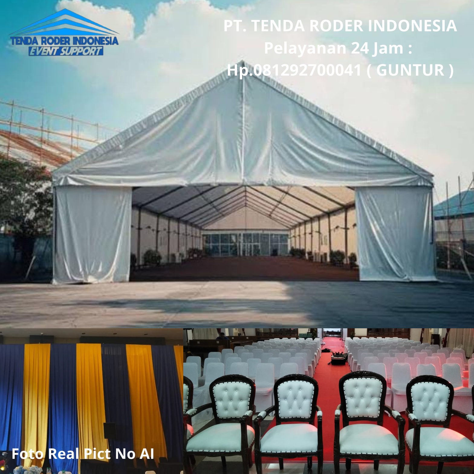 Jasa Sewa Tenda Roder,Tirai Filamin,Arm chairs Bandung 081292700041