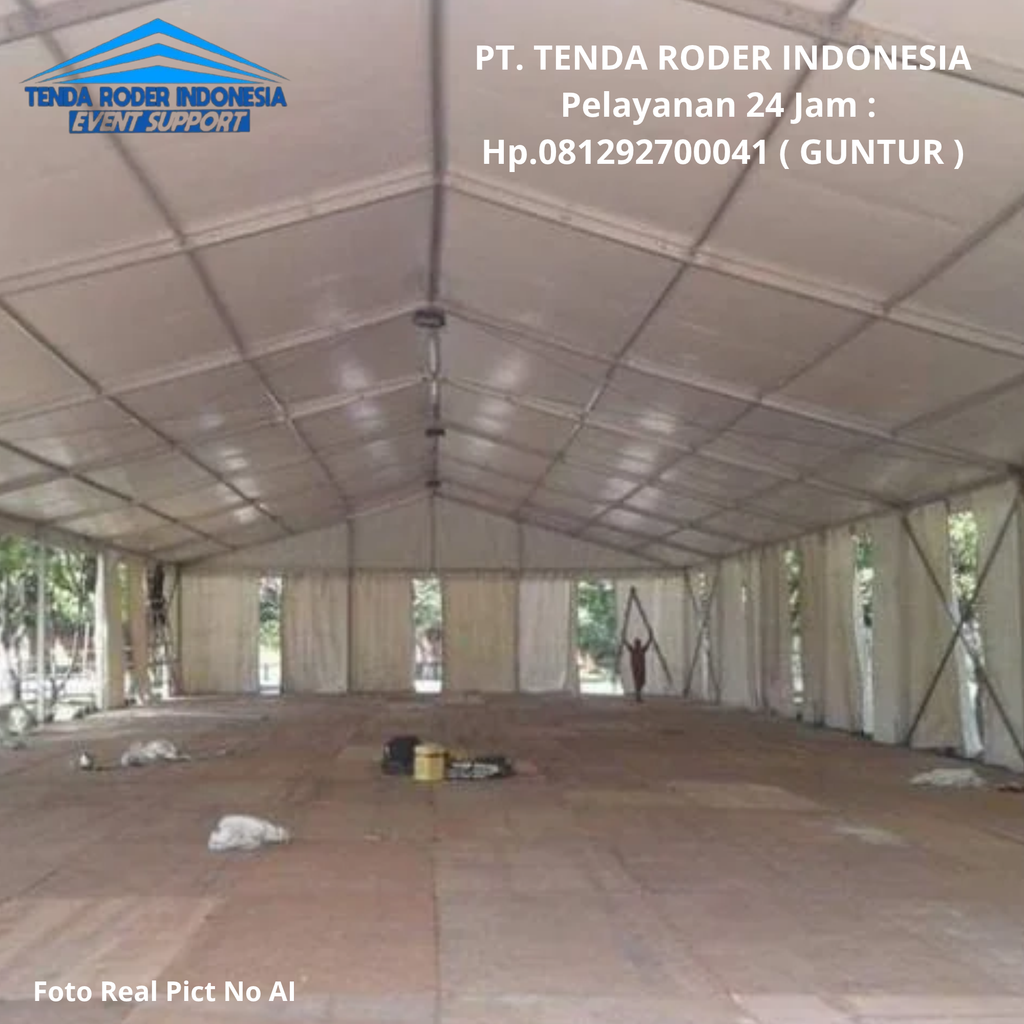 Layanan Sewa Tenda Roder Komplit Ukuran Cikampek 081292700041