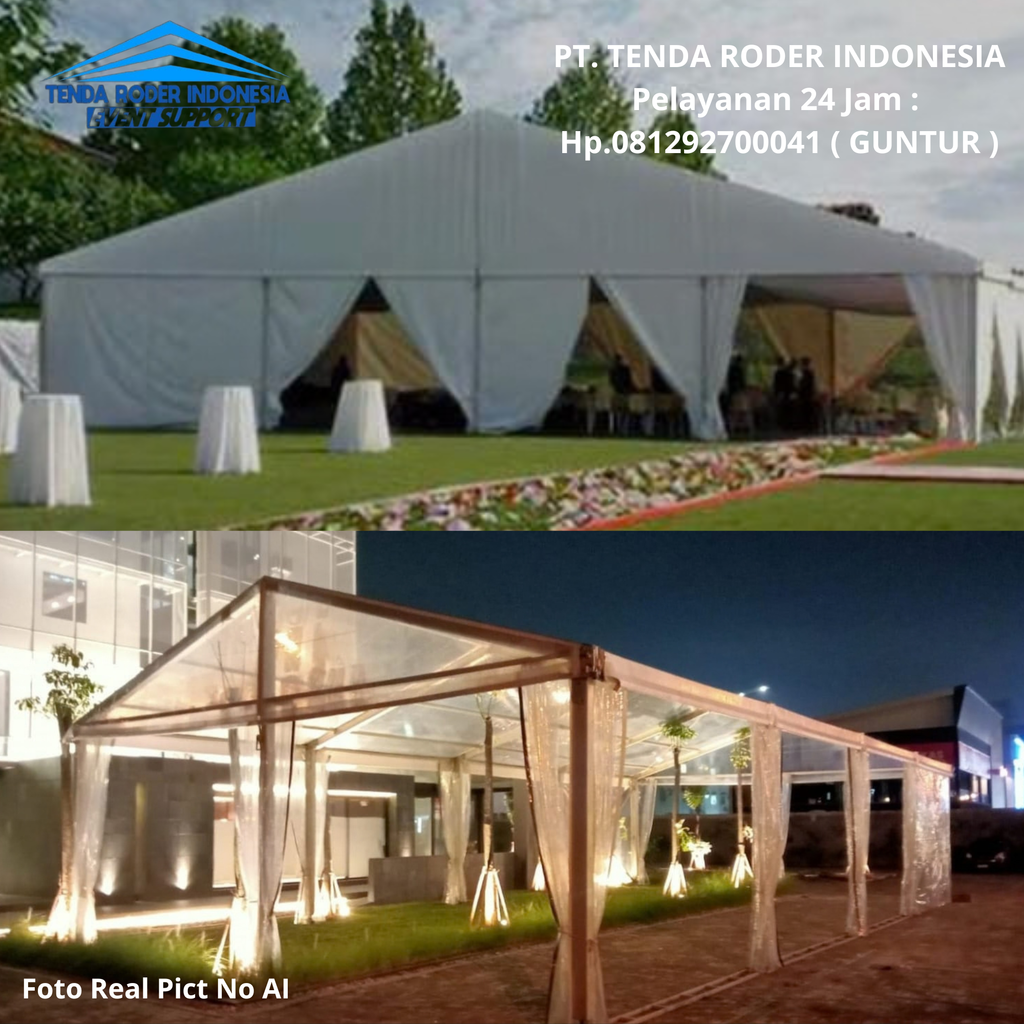 Penyewaan Tenda Roder Set Lengkap Di Cirebon 081292700041