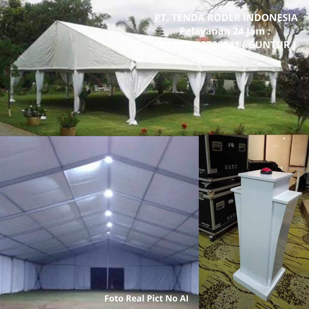 Rental Podium Sirine, Tenda Roder di Banten 081292700041