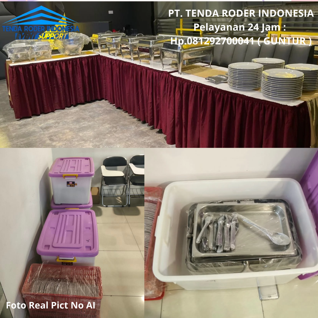 Rental Sewa Tenda Roder Lengkap Alat Catering di Bekasi 081292700041