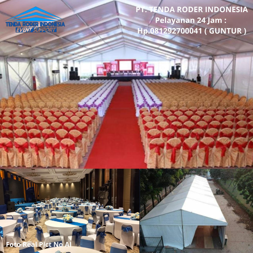 Rental Sewa Tenda Roder, Meja Kursi Cover Cantik Bekasi 081292700041