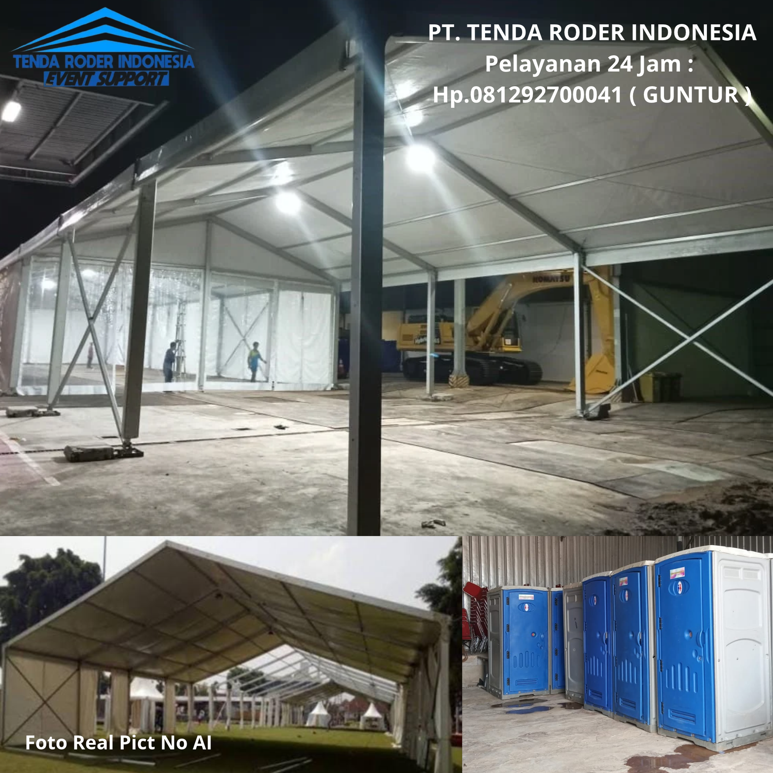 Rental Tenda Roder, Toilet Portable Di Bintaro 081292700041