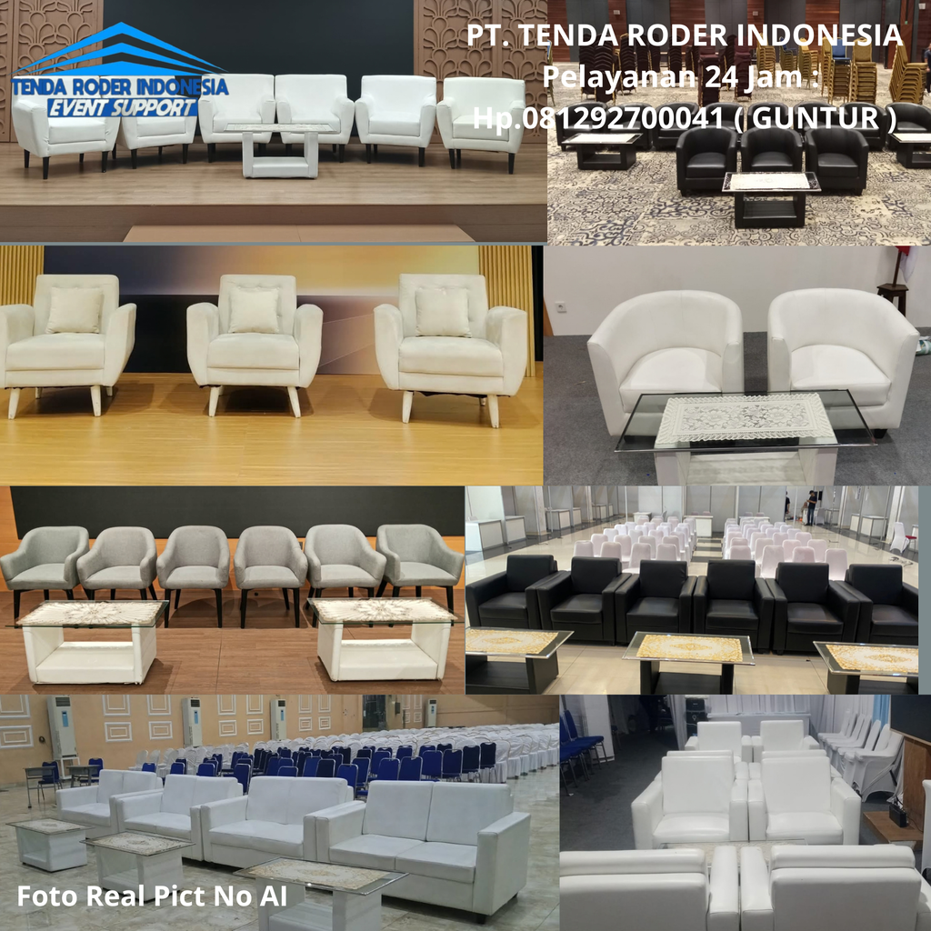 Sewa Aneka Model Sofa,Tenda Roder Bogor 081292700041