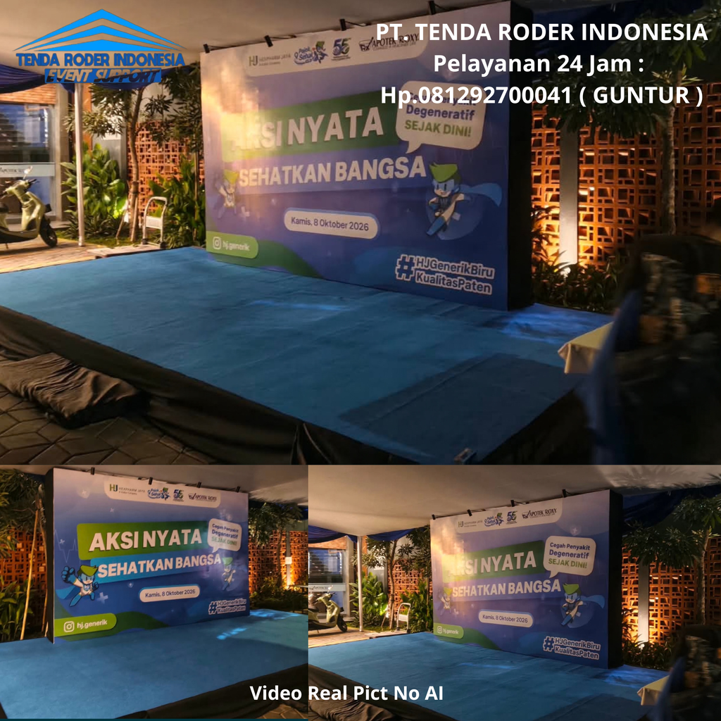 Sewa Backdrop Flexy, Tenda Roder di Bintaro 081292700041