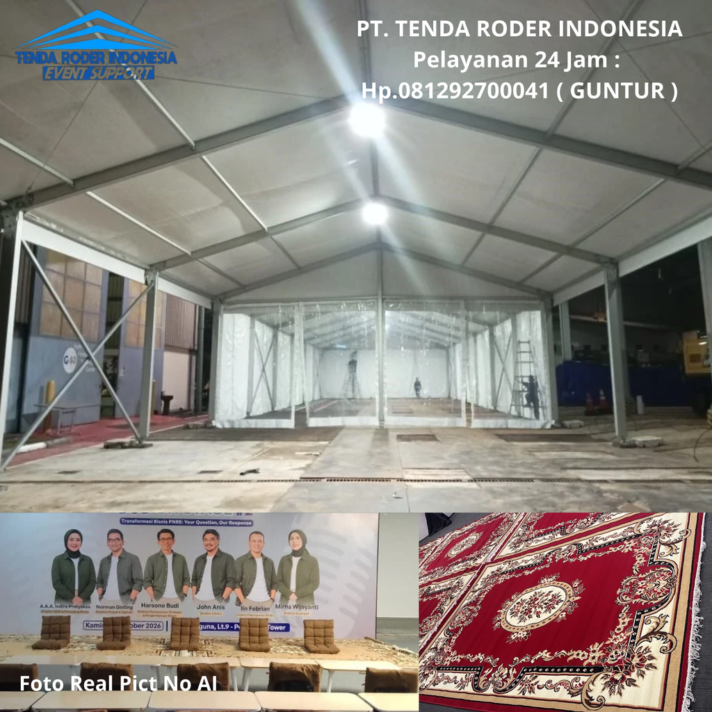 Sewa Kursi Lesehan, Karpet Permadani, Tenda Roder di Bintaro