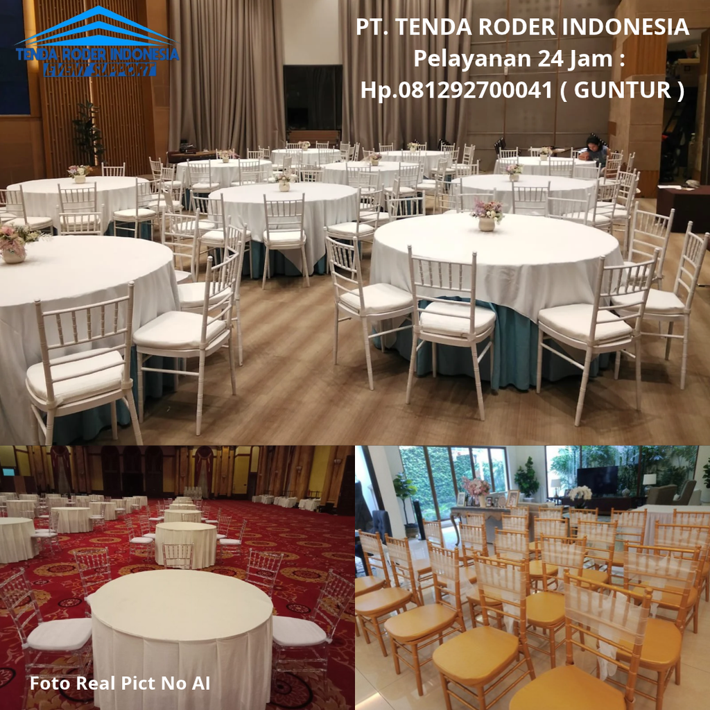 Sewa Kursi Tiffany Cantik, Tenda Roder Di Bintaro 081292700041