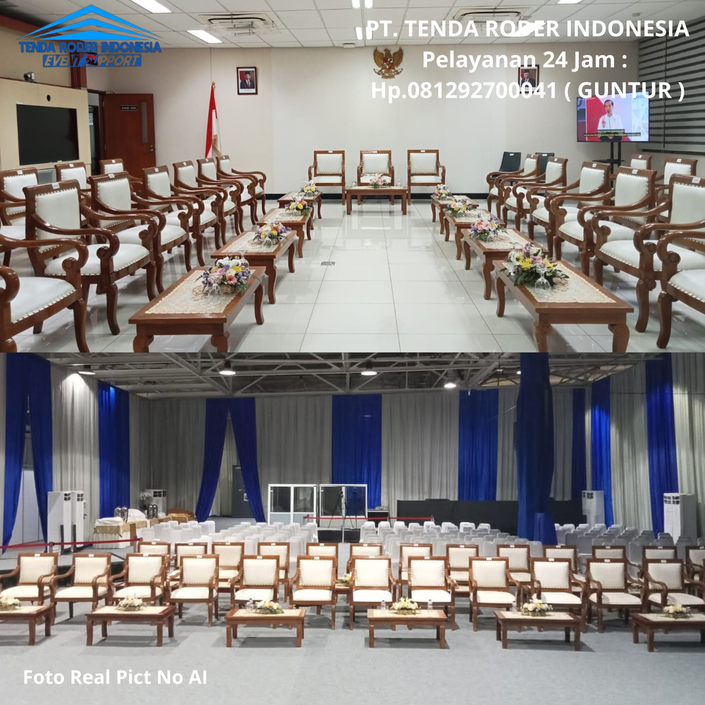 Sewa Kursi VIP Tiffany Kayu, Tenda roder Tangerang 081292700041