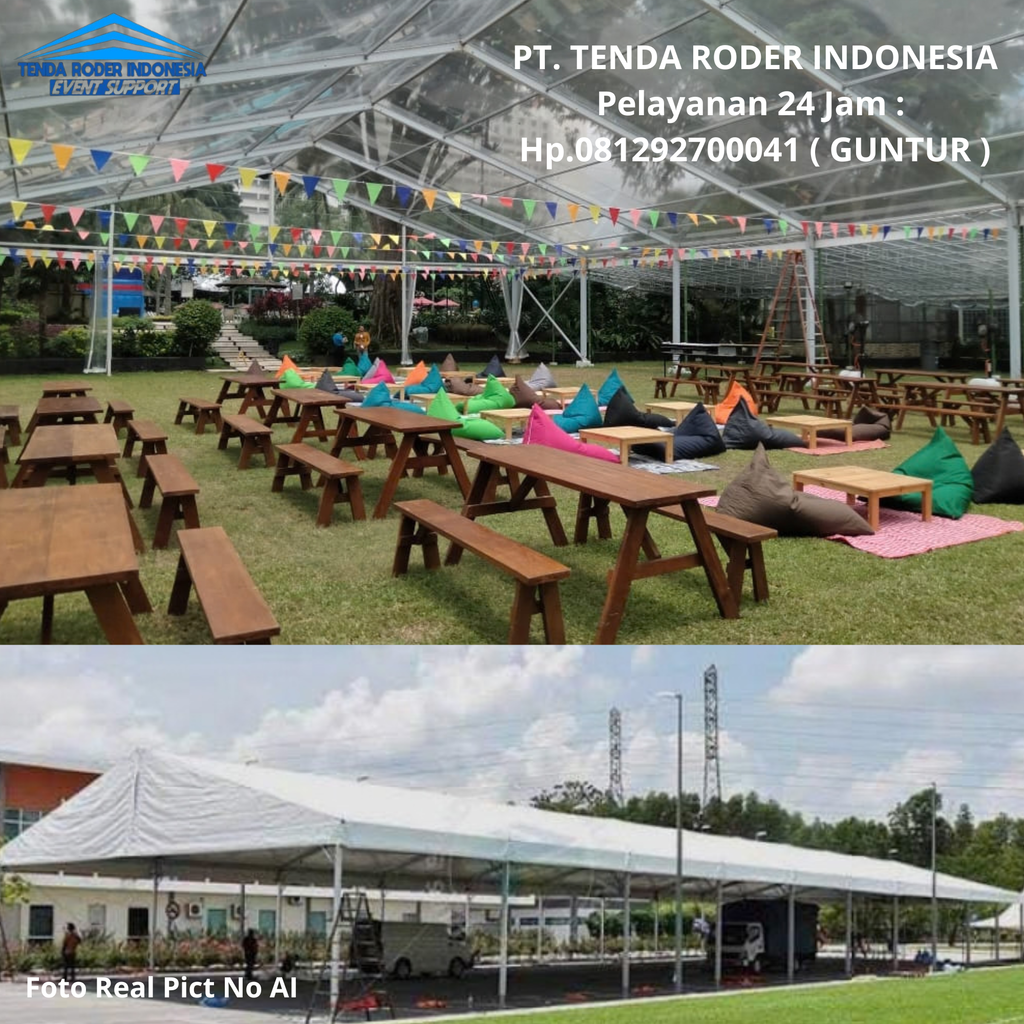 Sewa Meja,Bangku Taman, Tenda roder Tangerang 081292700041