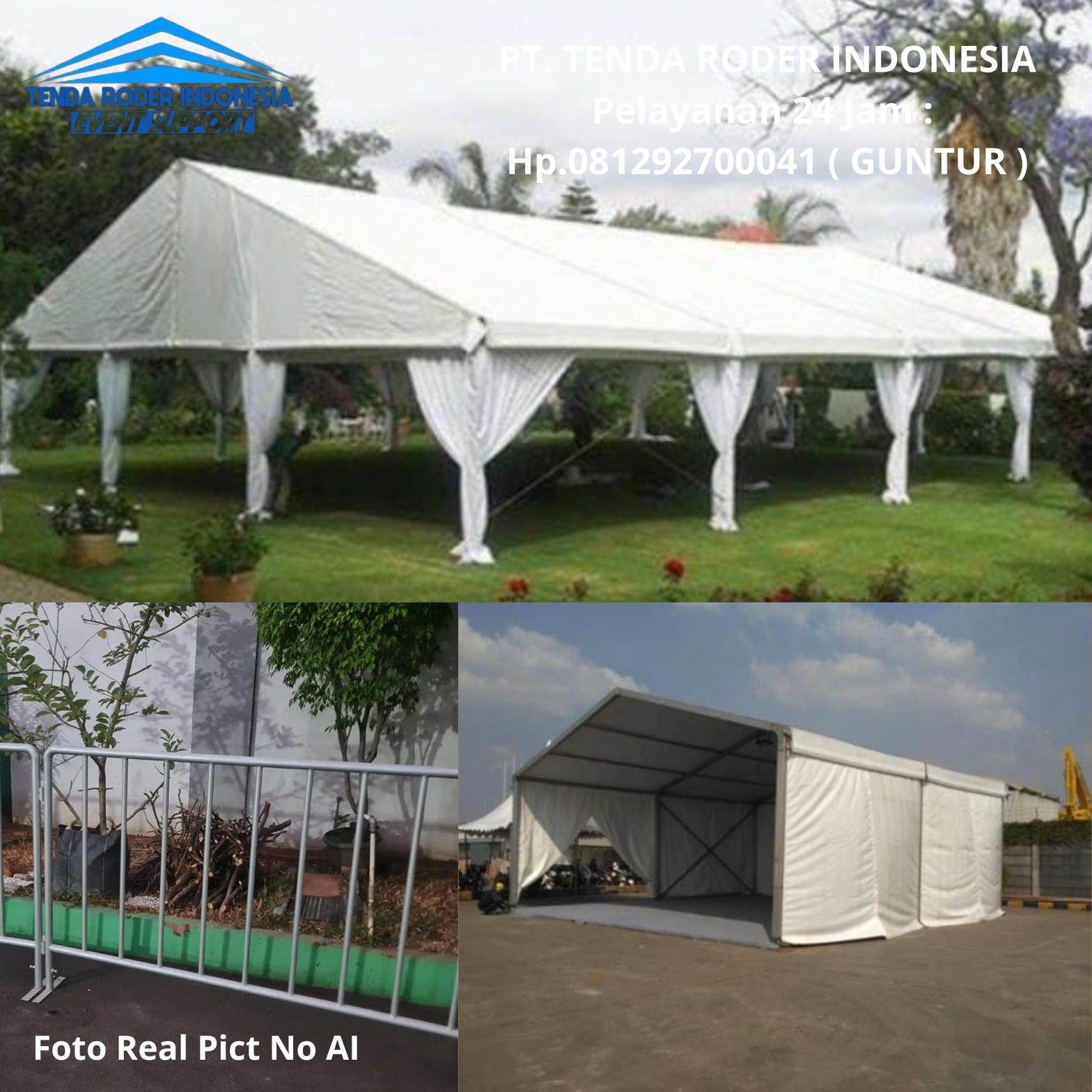 Sewa Rowing Pembatas Dan Tenda Roder Bintaro 081292700041