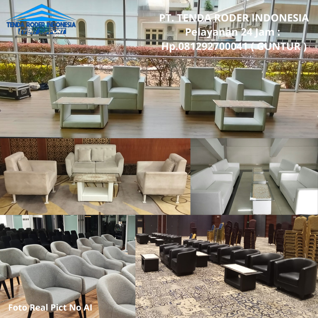 Sewa Sofa,Kursi VIP, Tenda roder Tangerang 081292700041