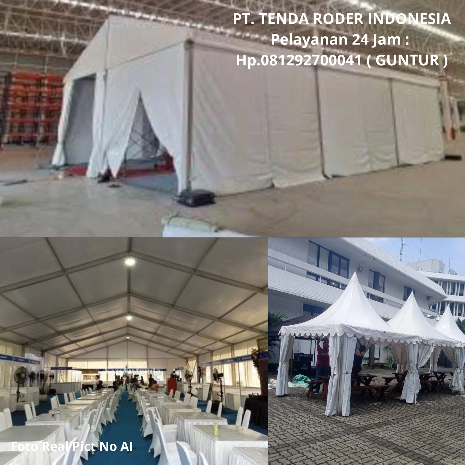 Sewa Tenda Kerucut Sarnafil,Tenda Roder Jakarta Selatan 081292700041