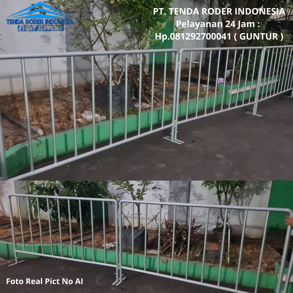 Sewa Tenda Roder Dan Rowing Pembatas Depok 081292700041