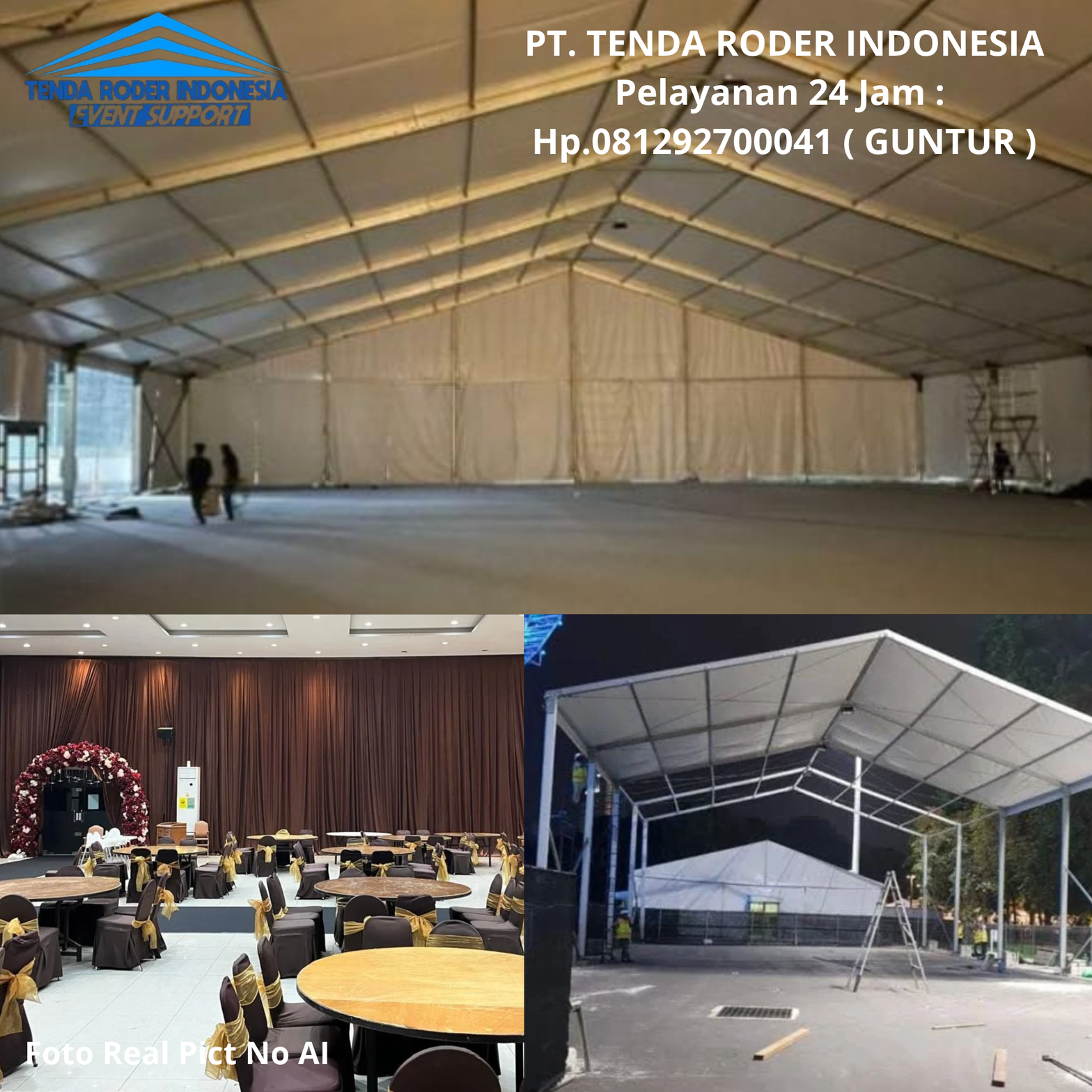 Sewa Tenda Roder Dan Tirai Filamin Cokelat Jakarta 081292700041