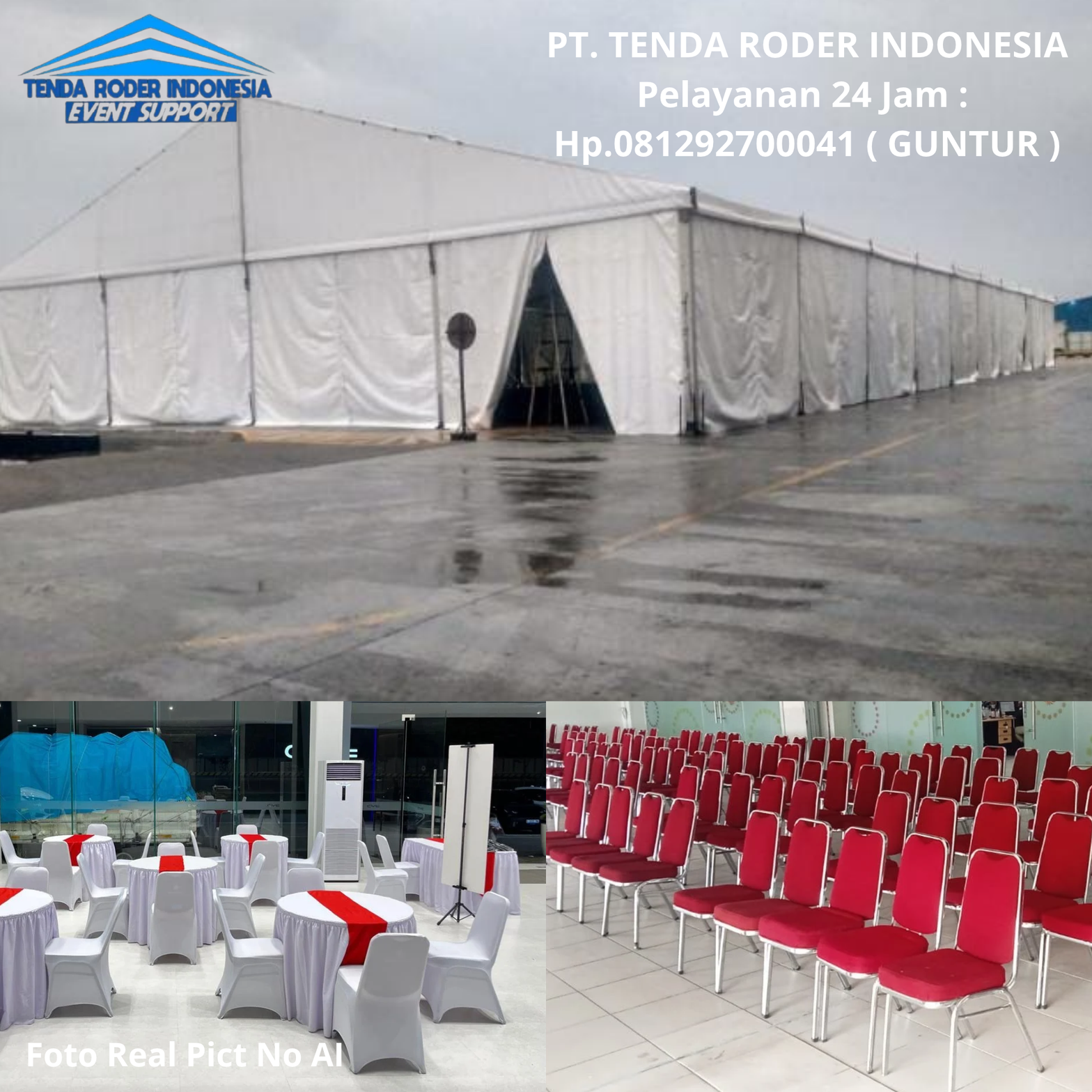 Sewa Tenda Roder, Kursi Susun Polos Bogor 081292700041